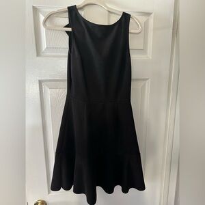 Aqua Elegant Black Strapless Dress